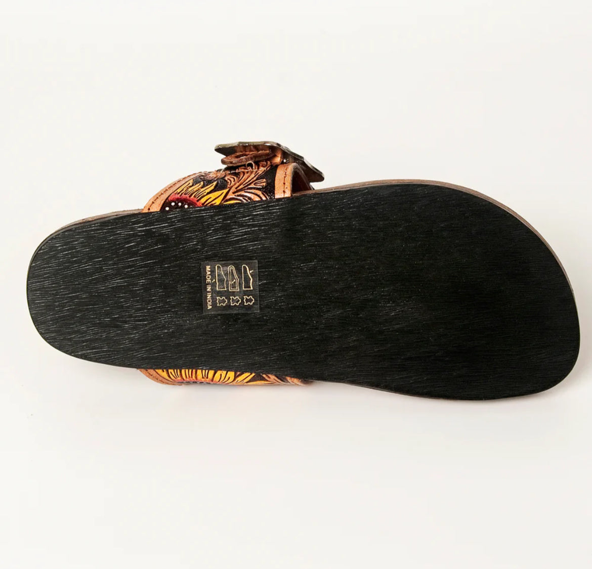 American Darling tooled leather slide