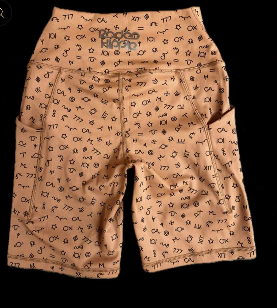 BRANDED BIKER SHORTS