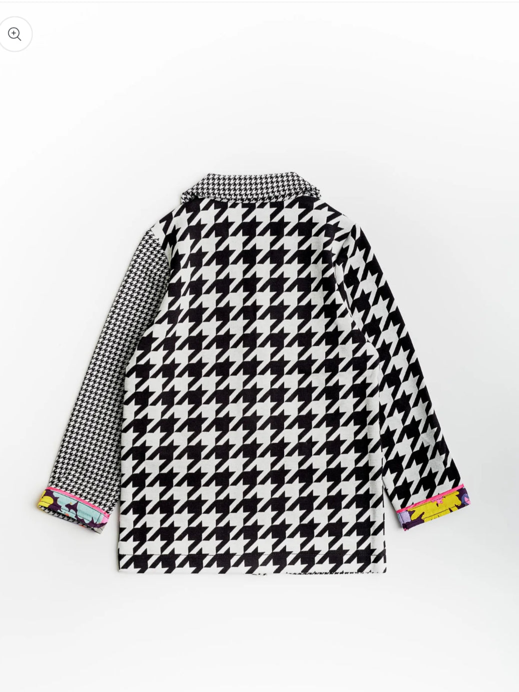 Be Bold Girls Blazer Patch GinghamHoundstooth