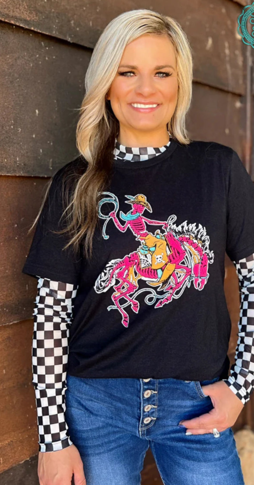 BOOGIE BRONC SHORT SLEEVE TEE