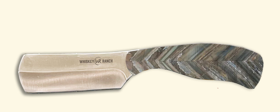 Whiskey Ranch BROWN MAMMOTH Bullcutter Knife