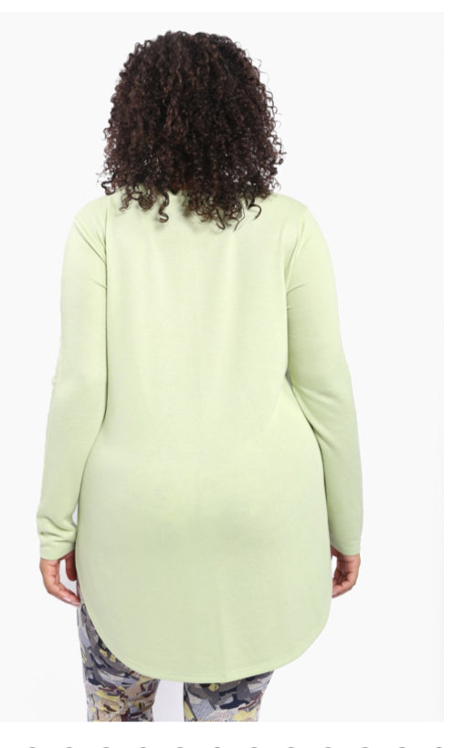 Long Sleeve Flow Top w/ Side Slits multiple colors
