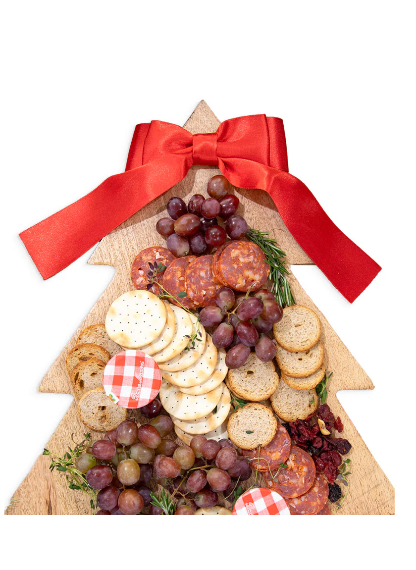 Mary Square Wood Serving Board | Christmas Tree