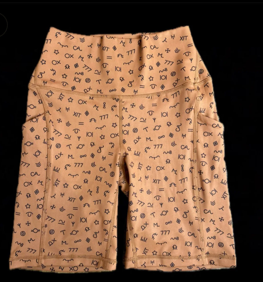 BRANDED BIKER SHORTS