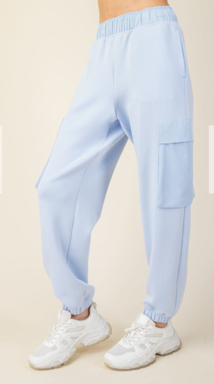 RAE MODE MODAL POLY SPAN SCUBA POCKET JOGGER PANT BUTTER SOFT