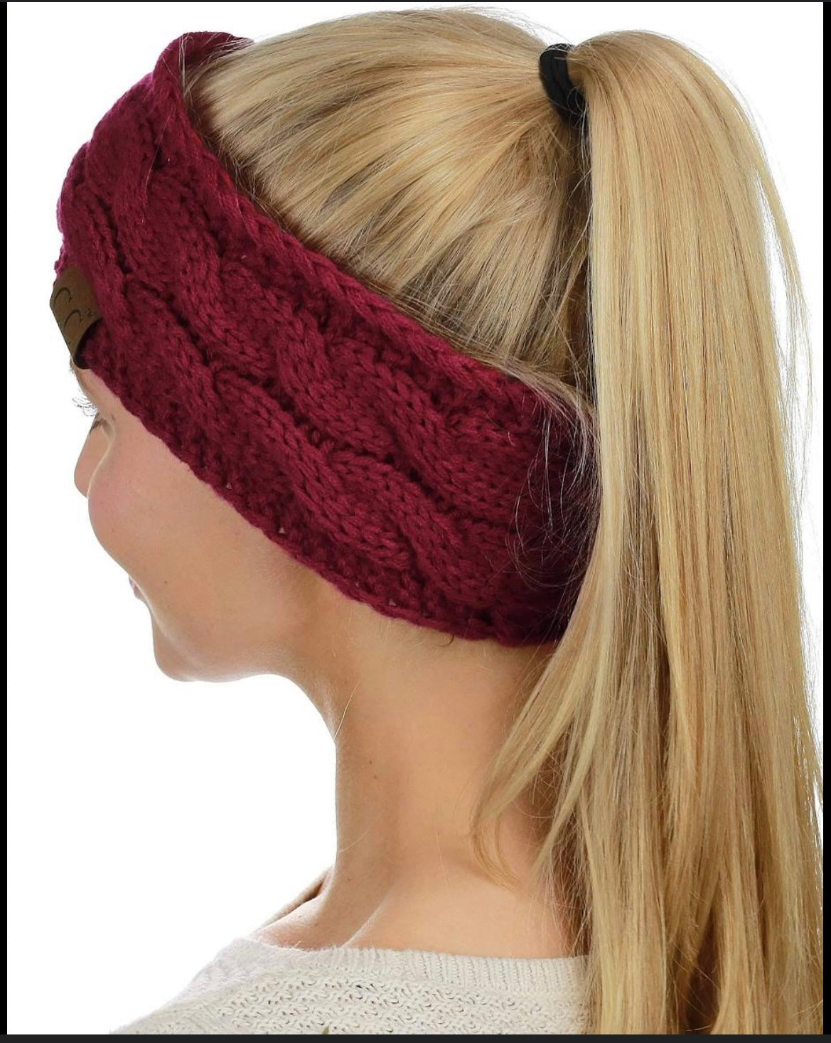 CC Cable Knit Solid Headband