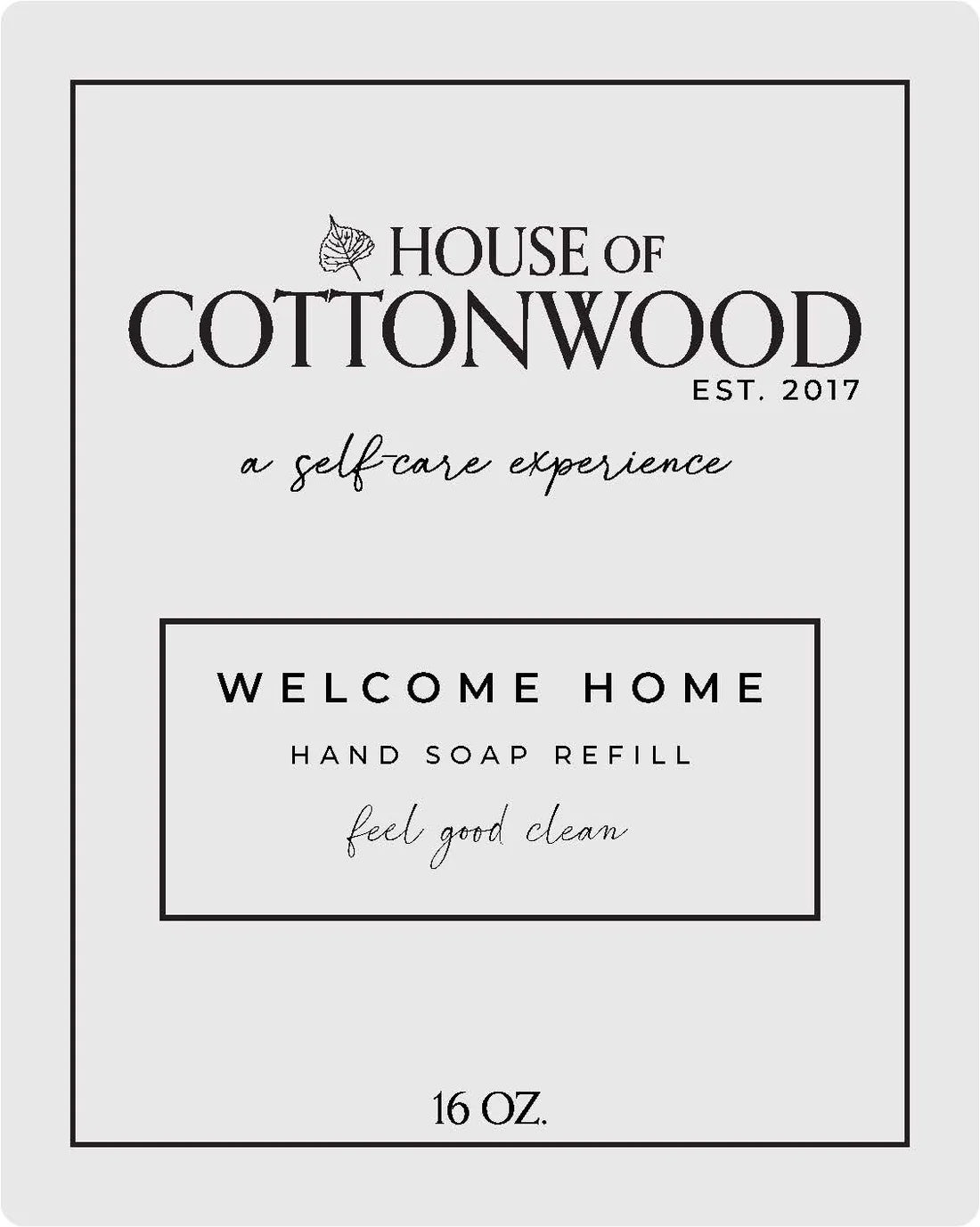 FOAMING HAND SOAP REFILL House of Cottonwood