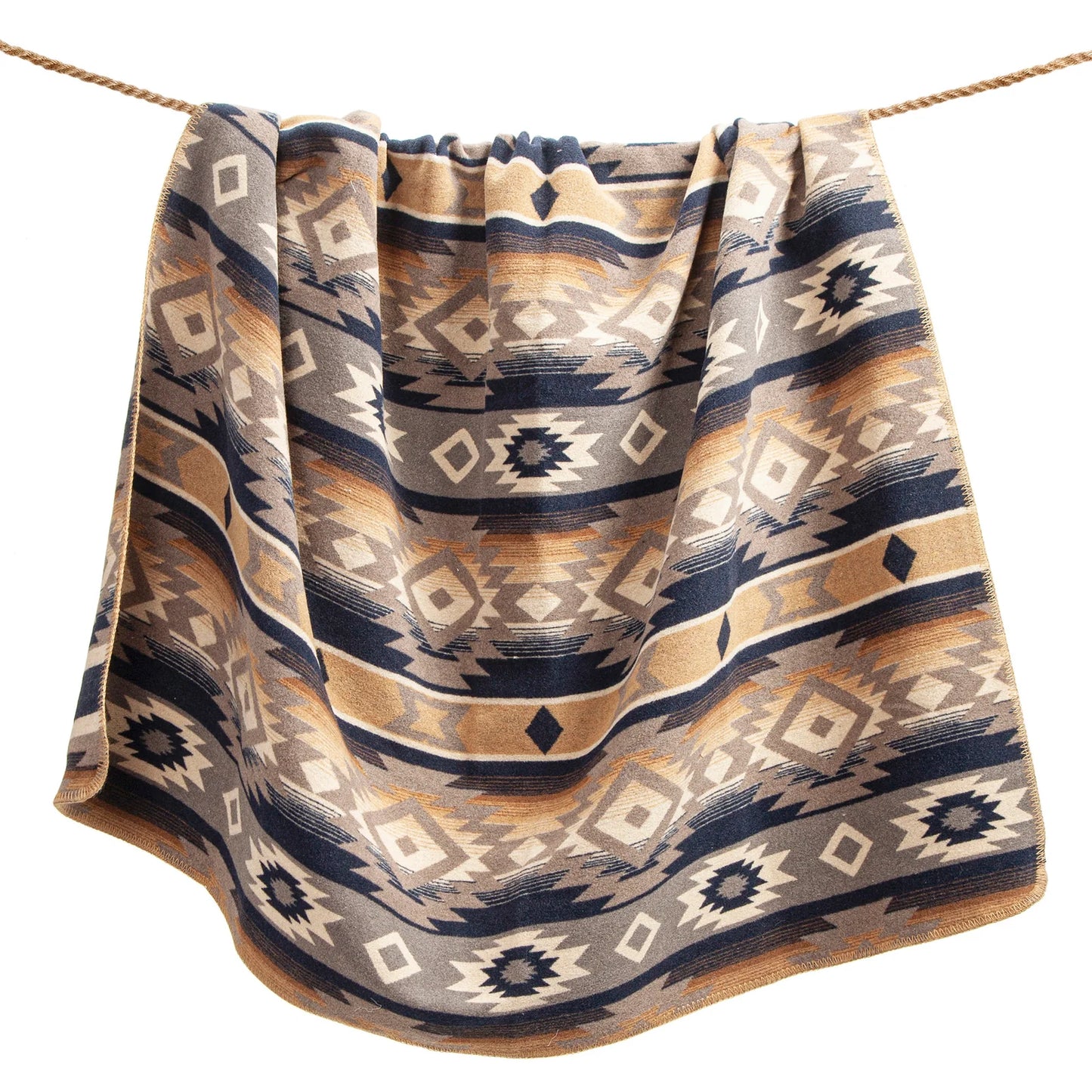 Paseo Road - Taos Wool Blend Blanket Full Size