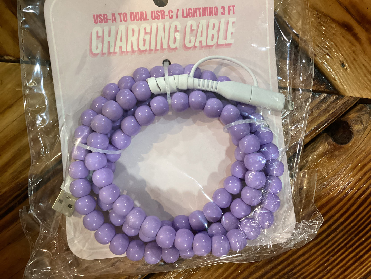 Beaded Phone Chargers
