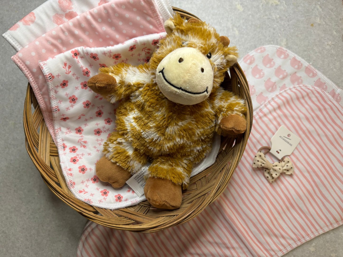 Super Absorbent Baby Burp Cloths - Ultra-Soft Girls