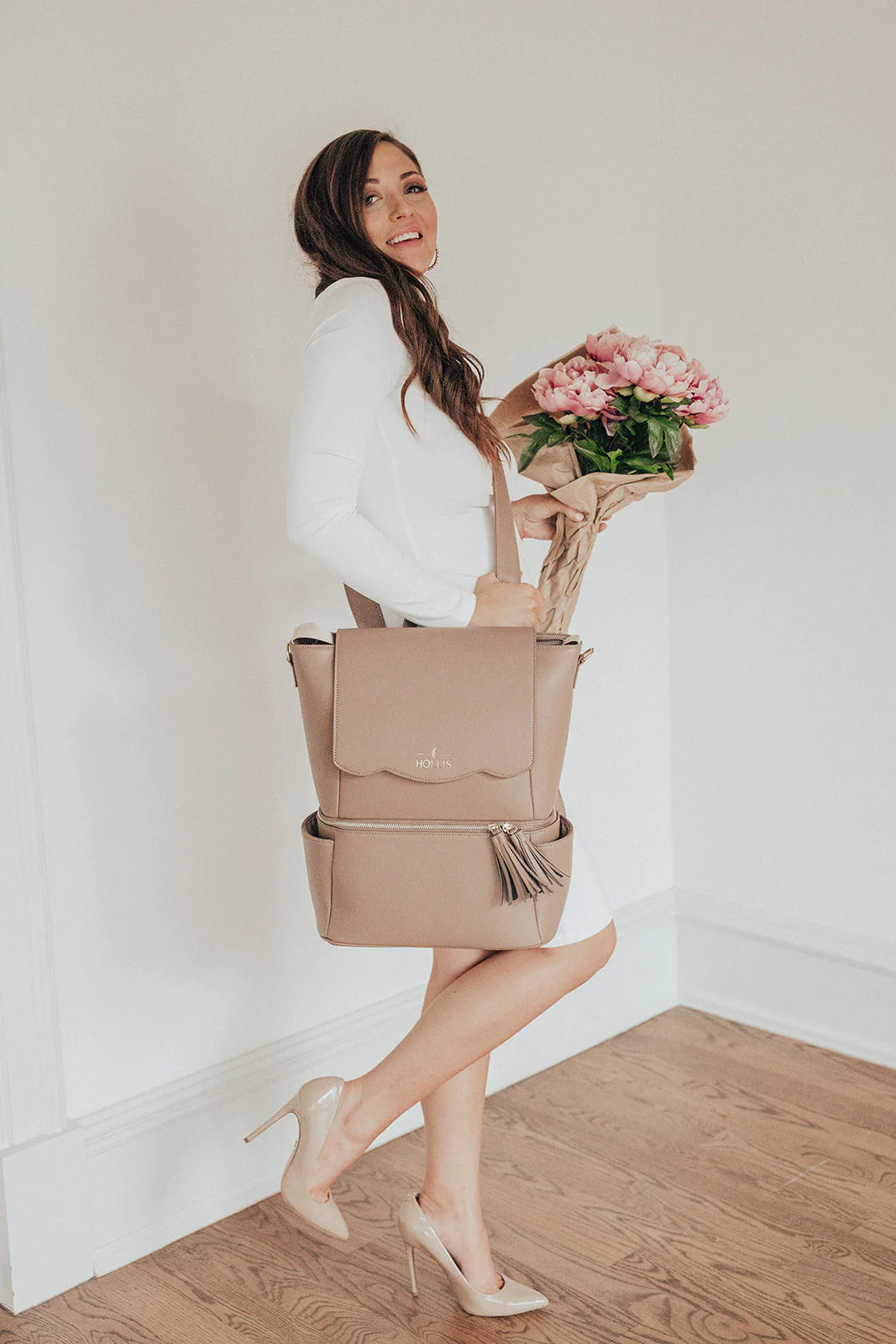 HOLLIS Blush Diaper Bag