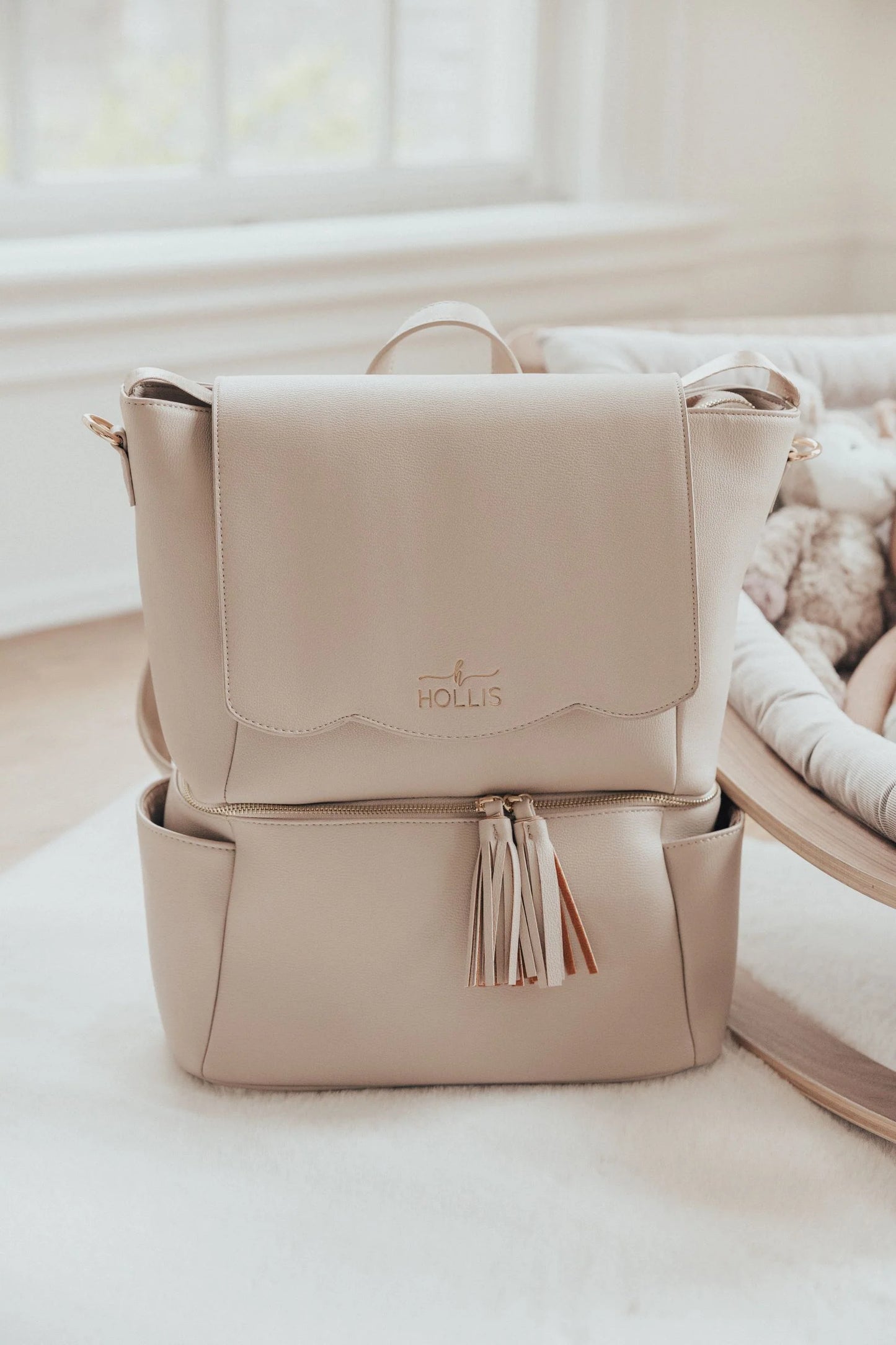HOLLIS Blush Diaper Bag