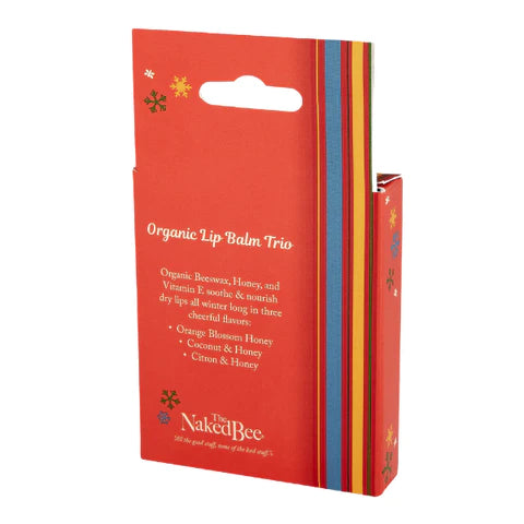 Holiday Organic Lip Balm Trio