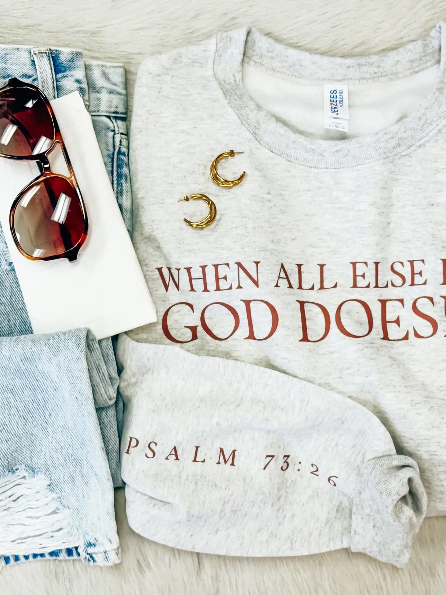 God Doesn't Fail Sweatshirt