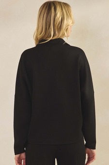 LY Women's Timeless Elegance Collared V-Neck UltraComfy Top