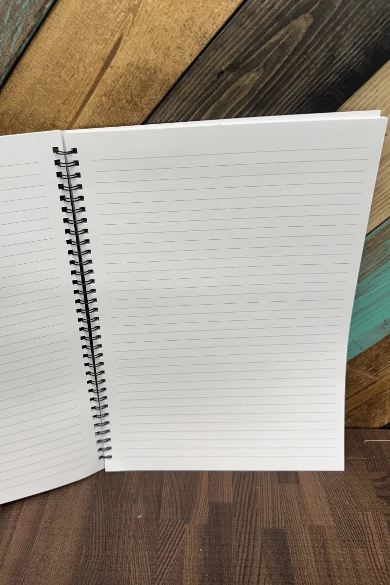 NOTEBOOKS Lg & Sm - STITCHED IN BLACK & COUNTRY ROOTS & COWGIRL STITCH