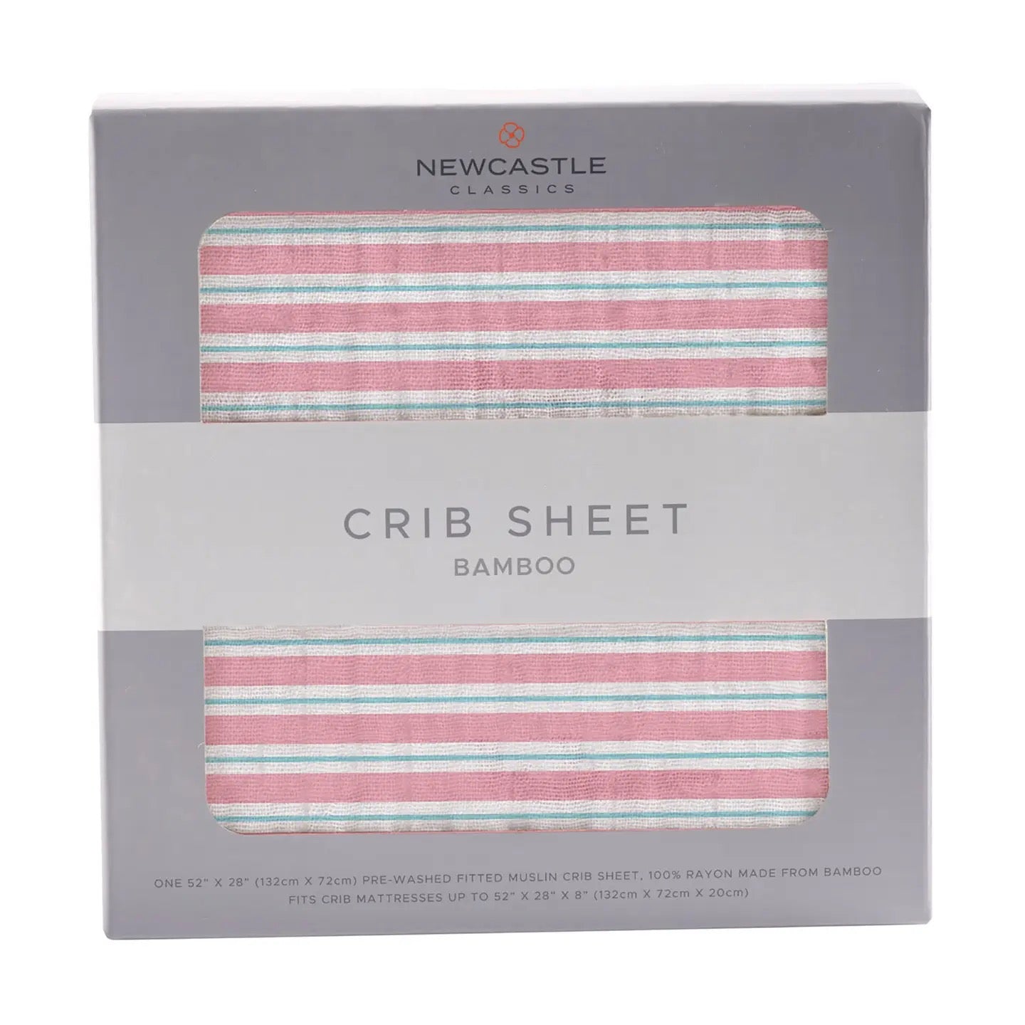 Candy Stripe Crib Sheet