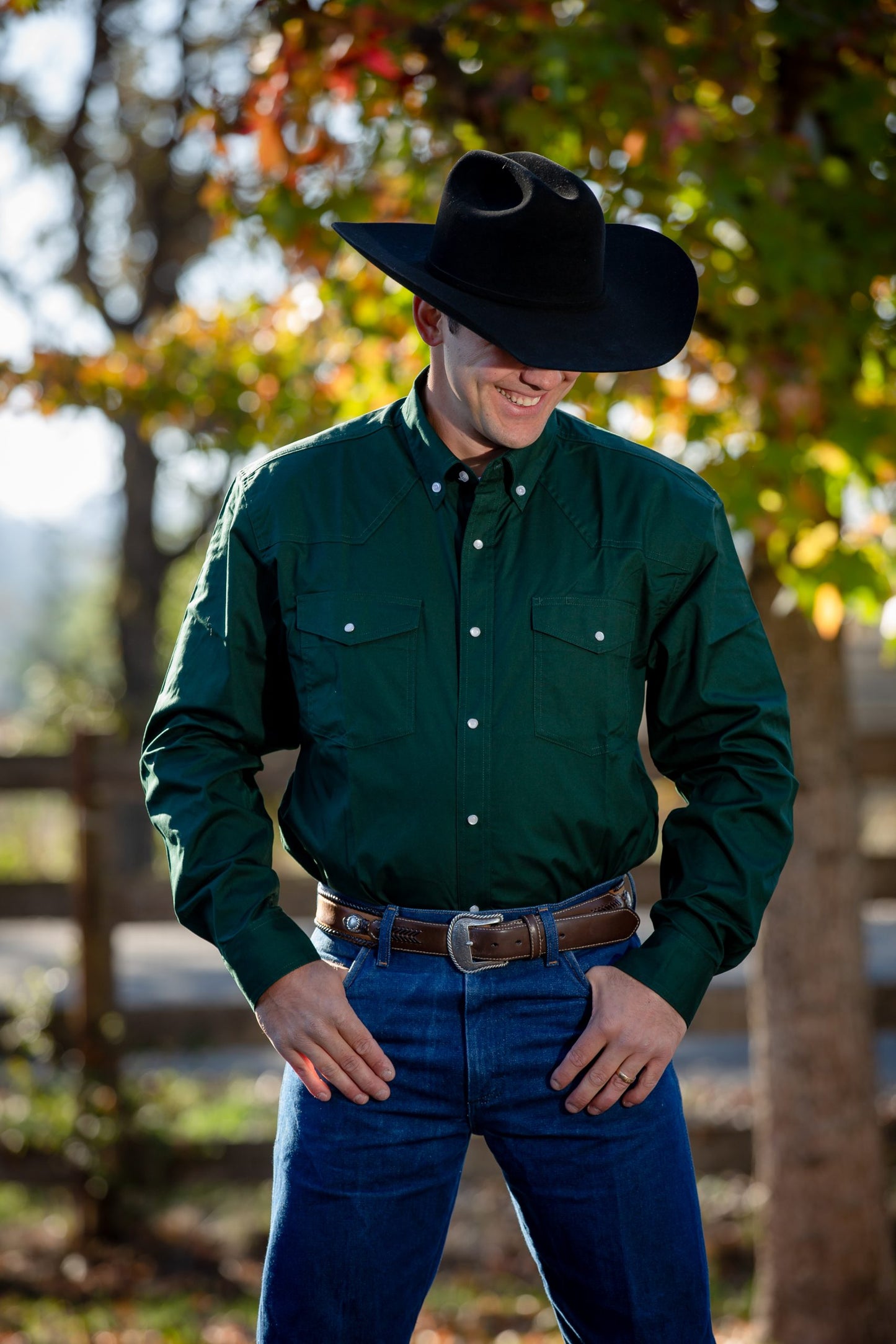 Wyoming Traders  Men’s Oxford Pearlsnap Shirt