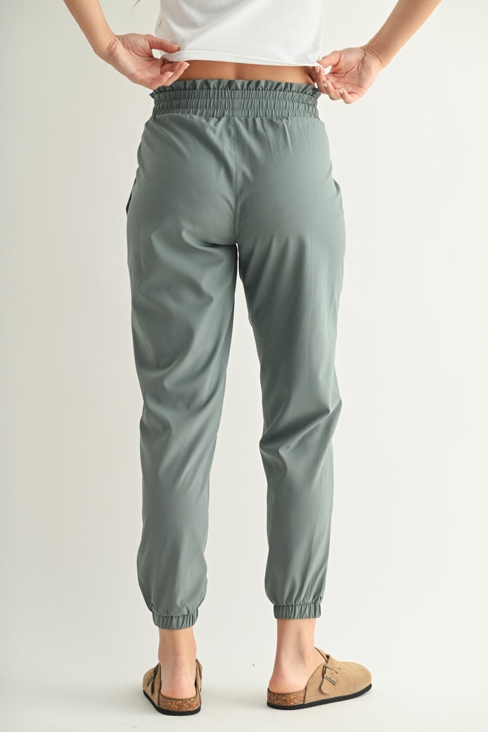 Mono B CUFFED ESSENTIAL HIGHWAIST JOGGERS