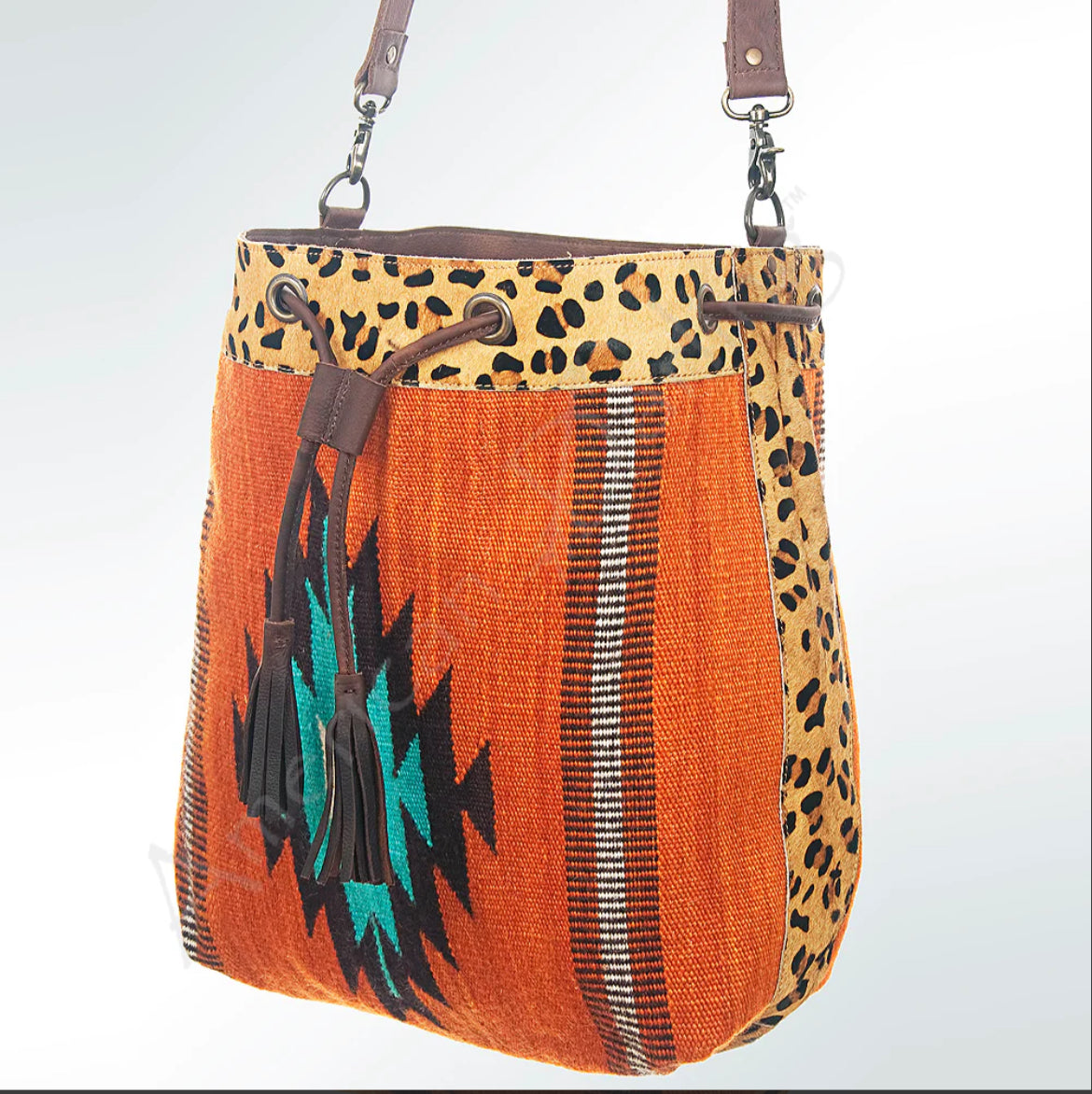 American Darling Leopard Saddle Blanket Tote Bag