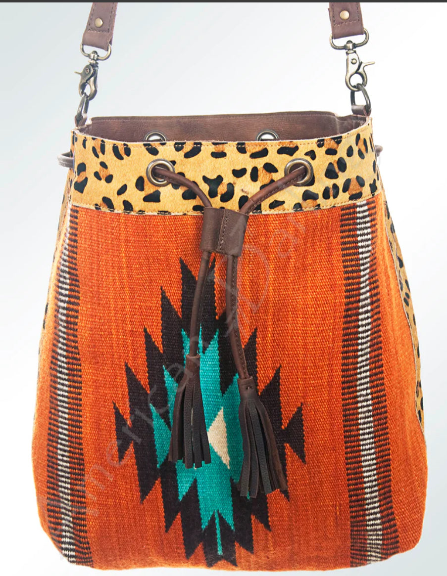 American Darling Leopard Saddle Blanket Tote Bag