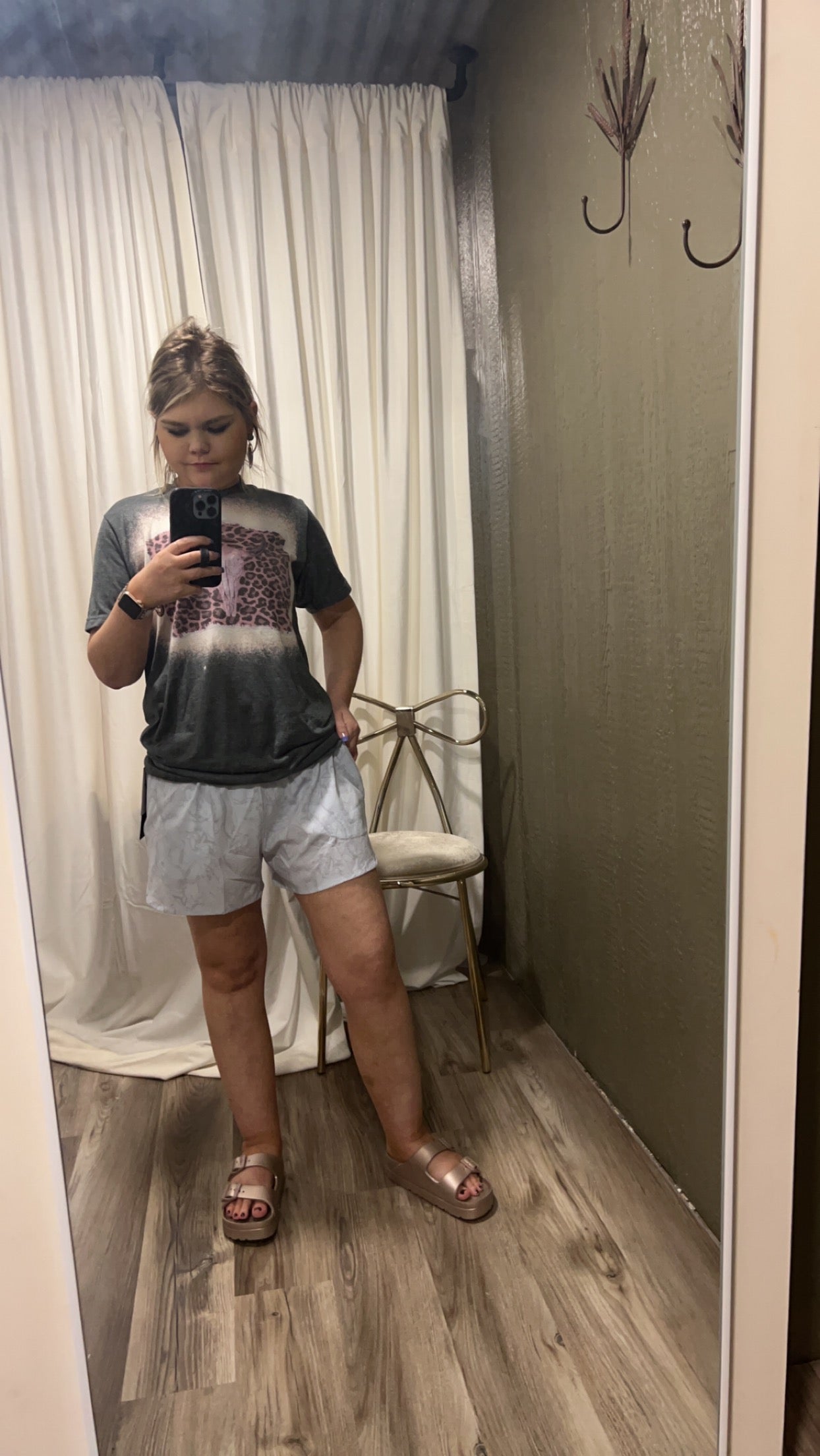 Marbled Lined Shorts