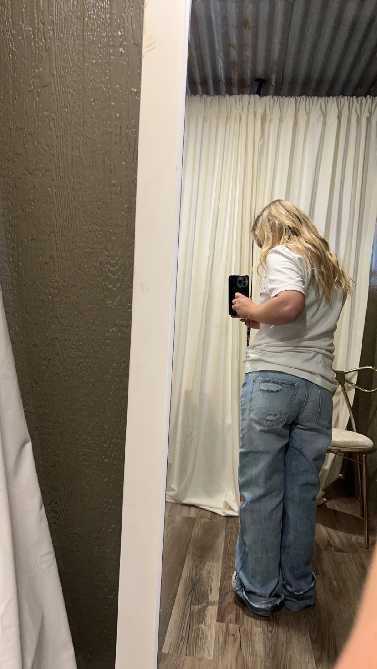 KanCan Afton 90s High Rise Five Button Fly Flare