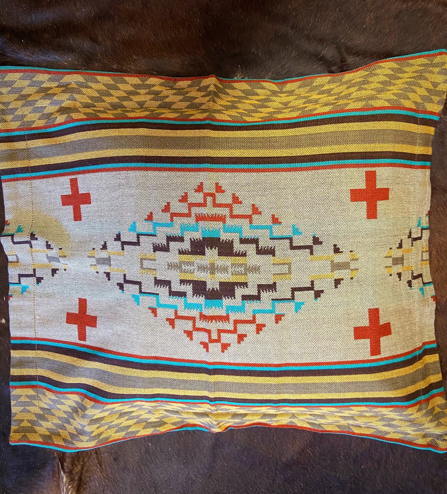 Aztec pillow shams