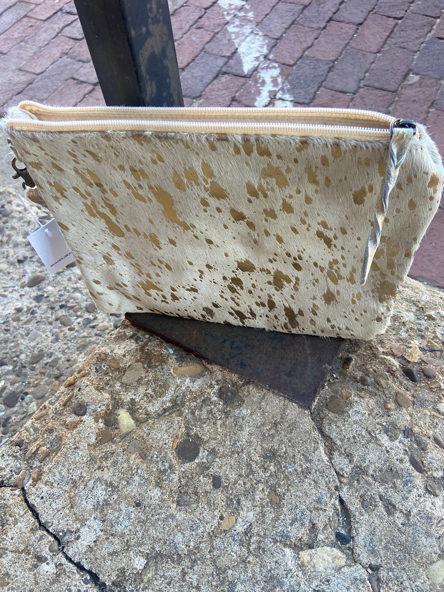 Cowhide Accessories Pouch