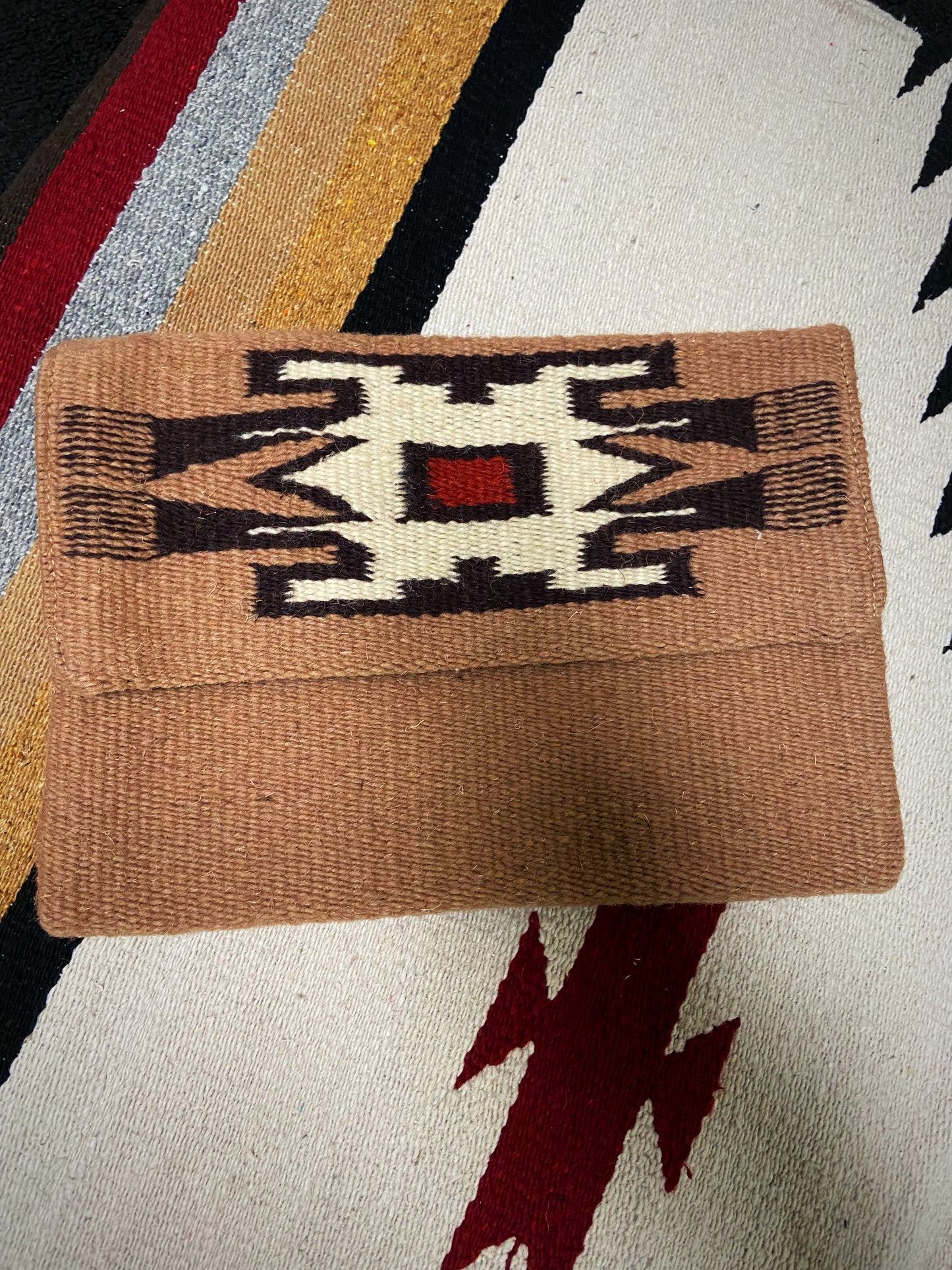 Wool Clutch Purse/Jewelry Bag