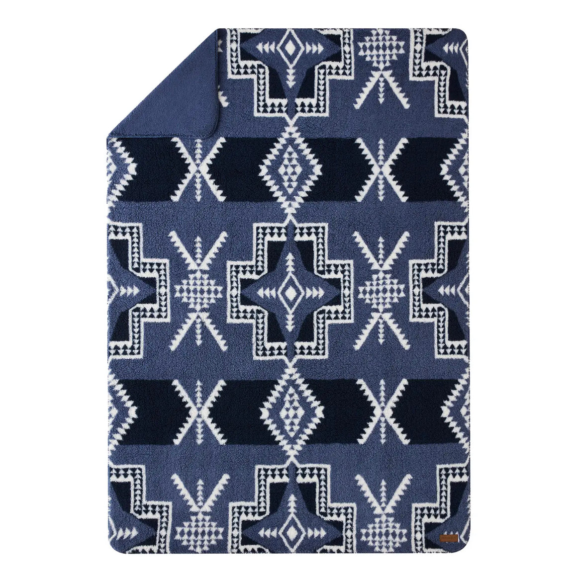 Pendleton Sherpa Blue Throw Blanket