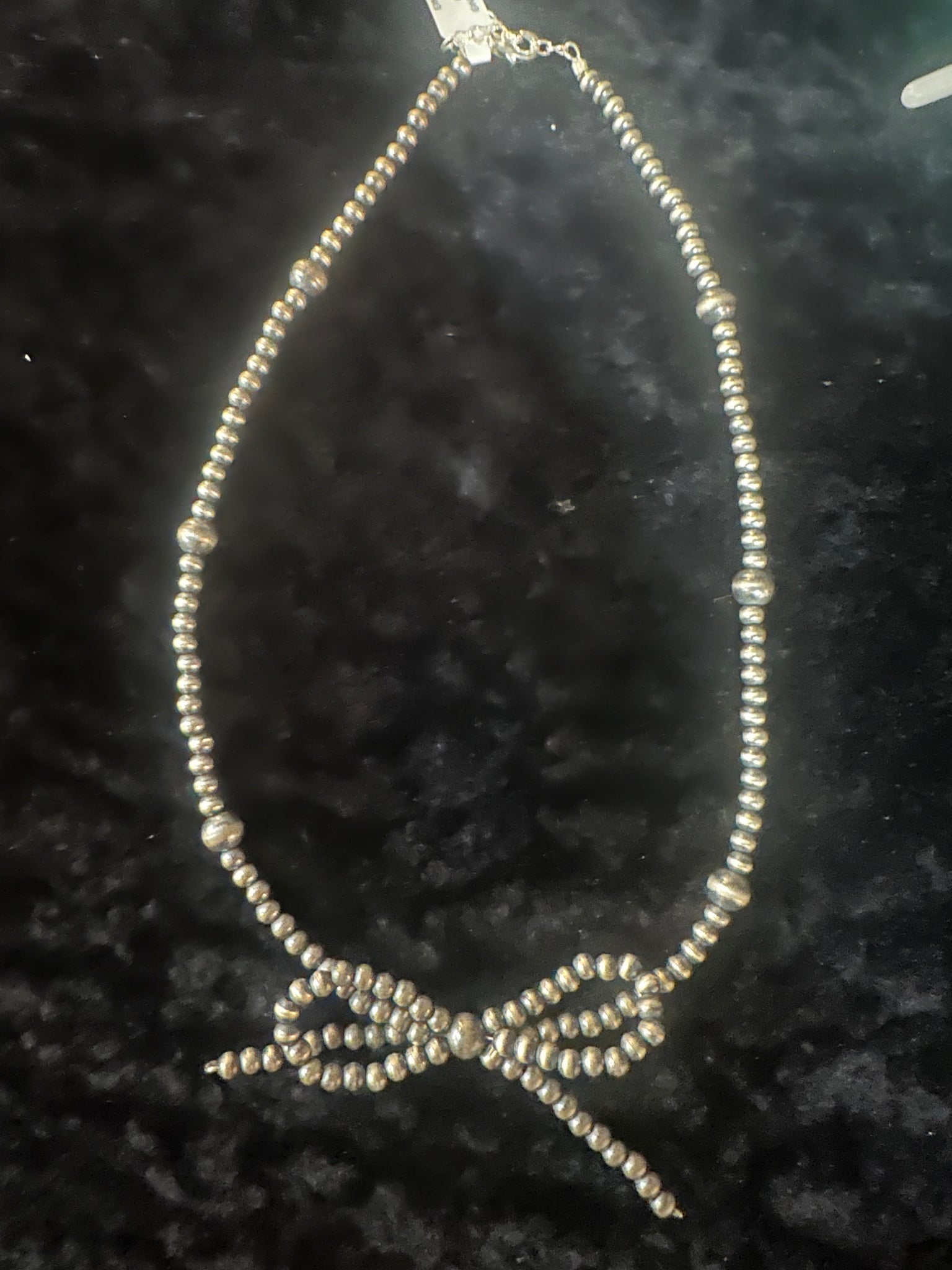 Navajo Pearl Bow Necklace