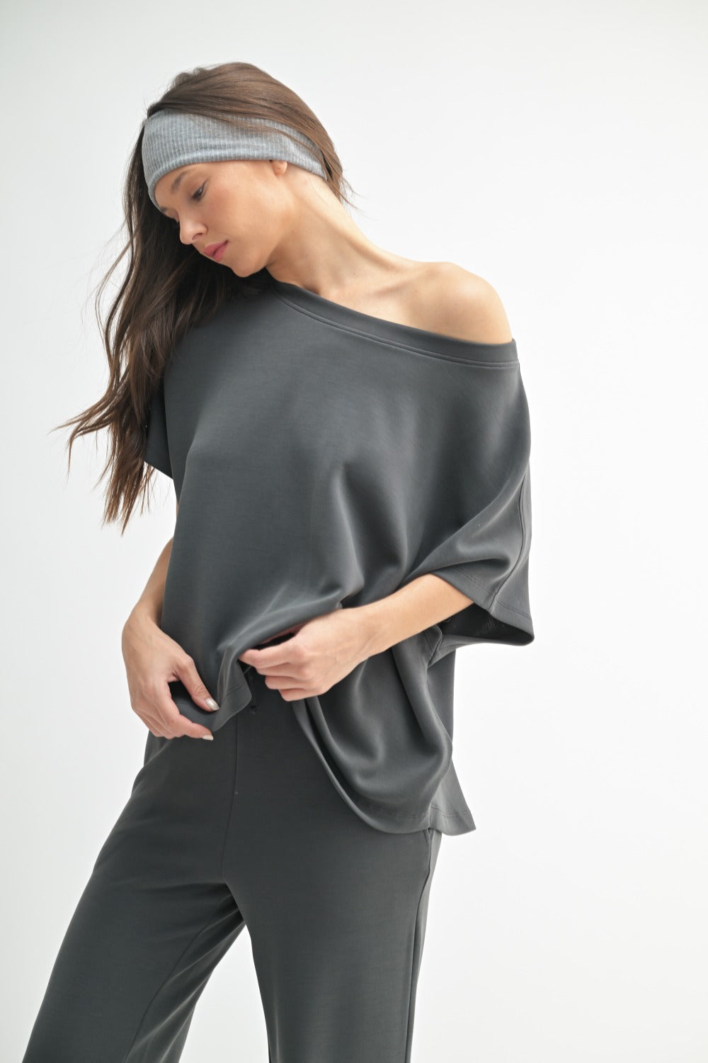 MONO B LAGUNA BOATNECK TOP