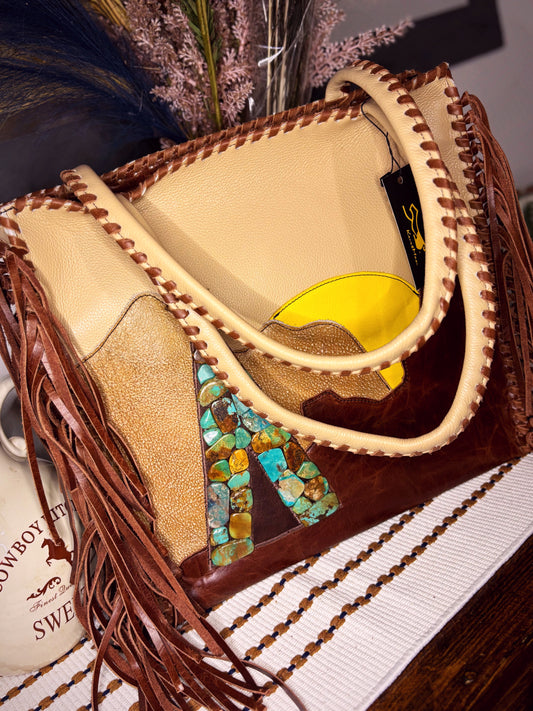 KurtMen Design 1823-NAT PEBBLE/BROWN LTHR