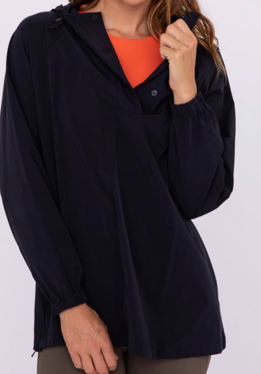 Waterproof Snap Front Relaxed Pullover