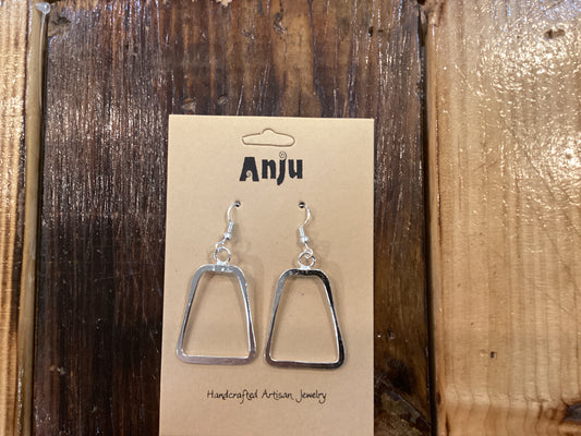 Anju Silver Plated Dangle Earrings