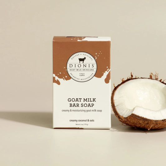 Dionis Goat Milk Bar Soap Creamy Coconut & Oats 6oz