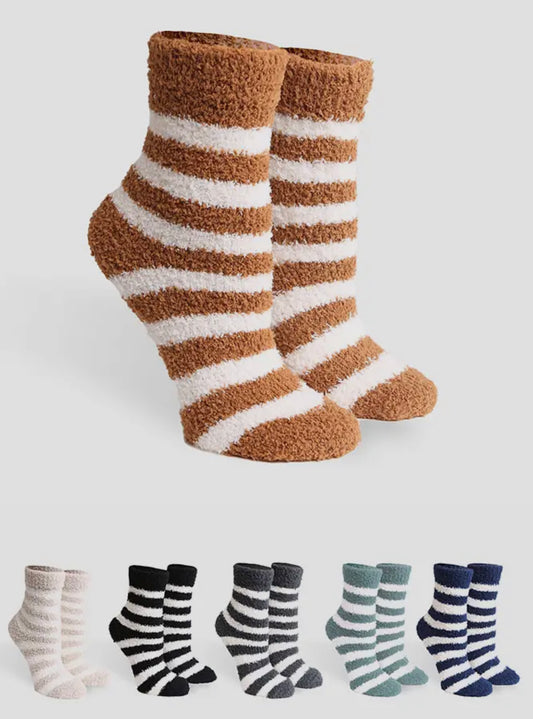 Super Soft Striped Knit Touch socks