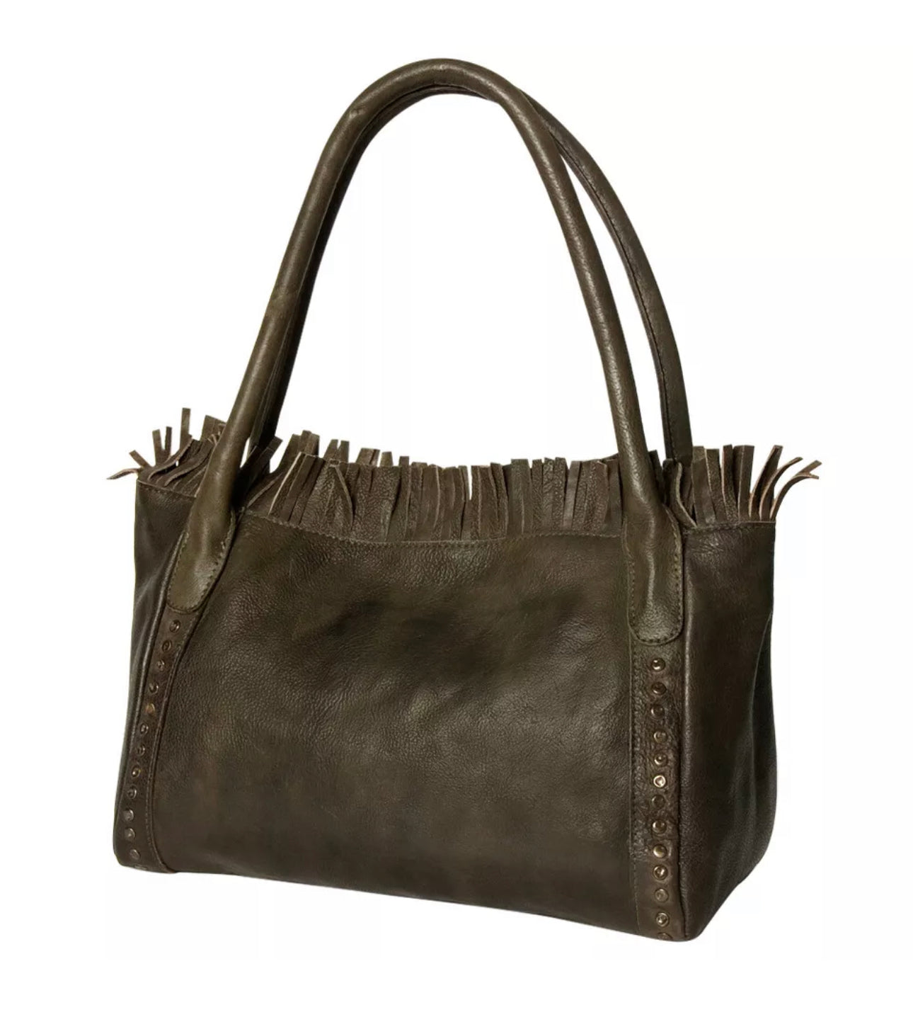 NM Never Mind Tote Vintage Handmade Genuine Cowhide Leather Women Bag