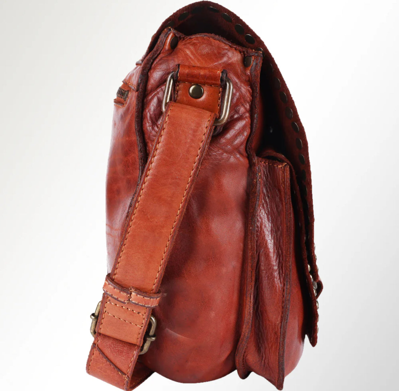 Spagetti Western Tote Genuine Leather Women Bag Western Bag