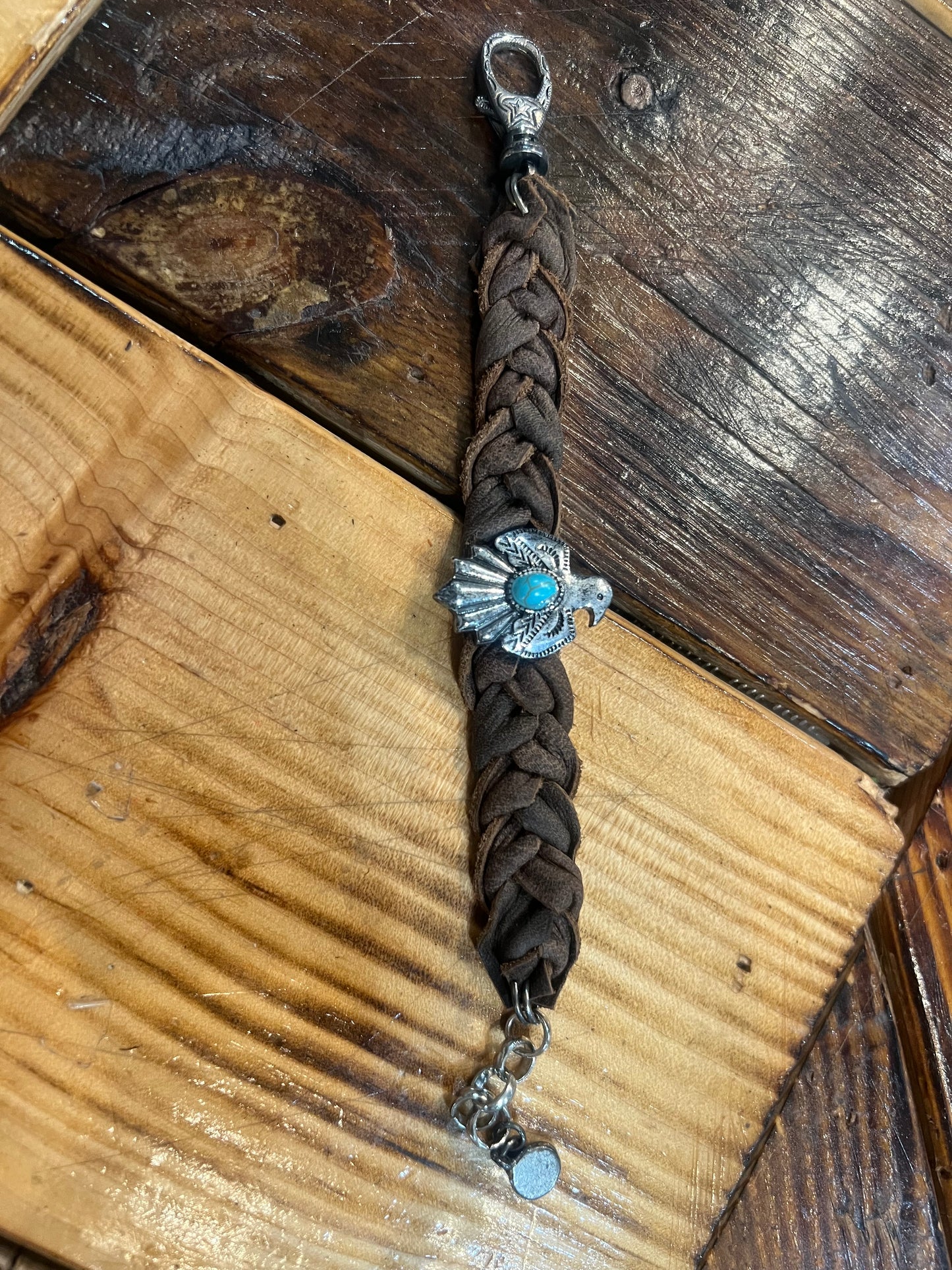 Kodiak Leather Thunderbird Bracelet