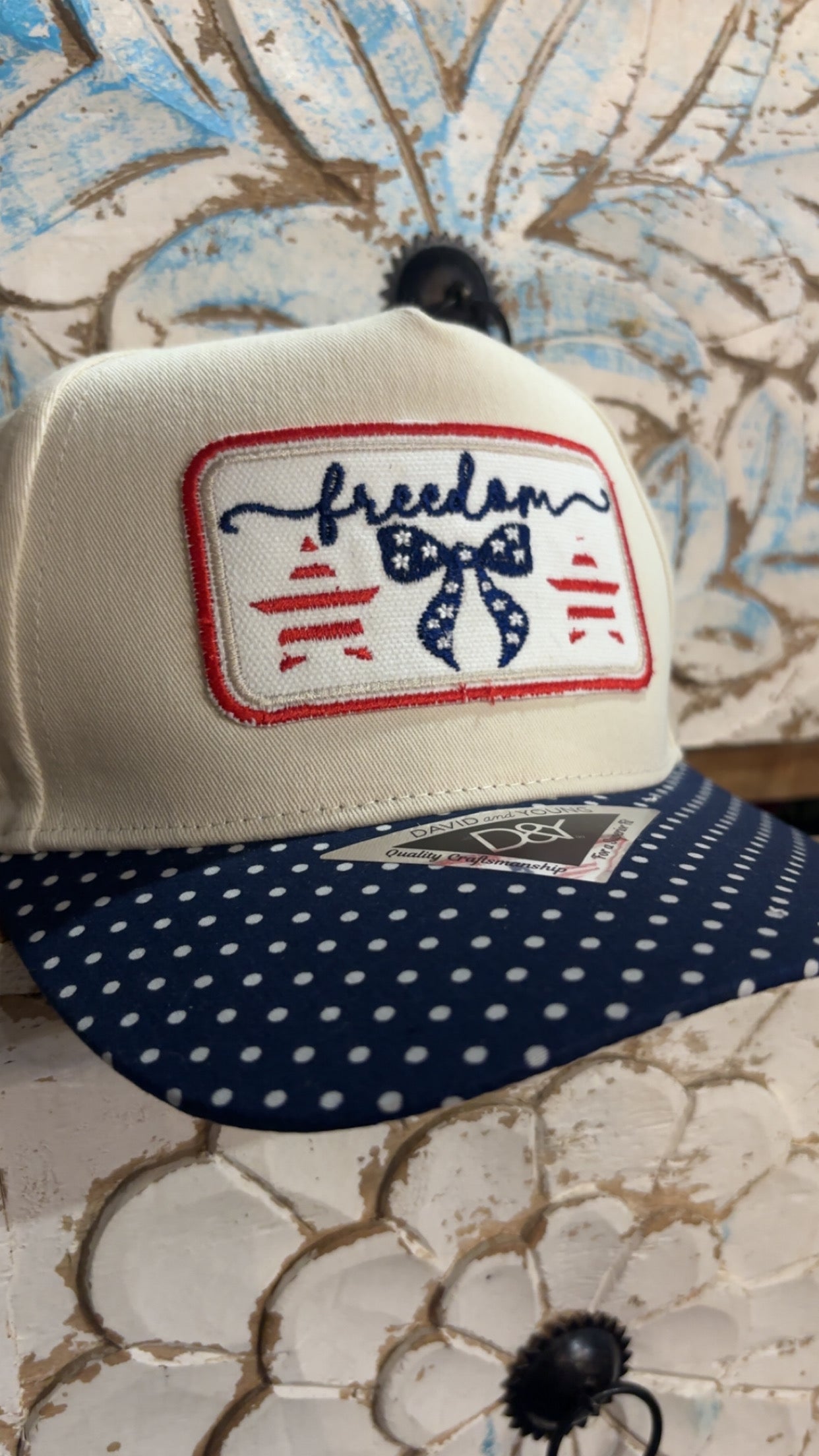 Custom Designed Decorative Bill with Patch- Holiday and Fun Caps