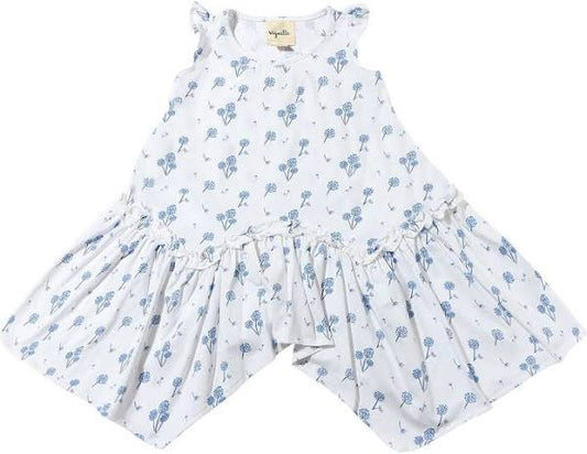 Vignette Blue Dandelion Dress Girls 4Y