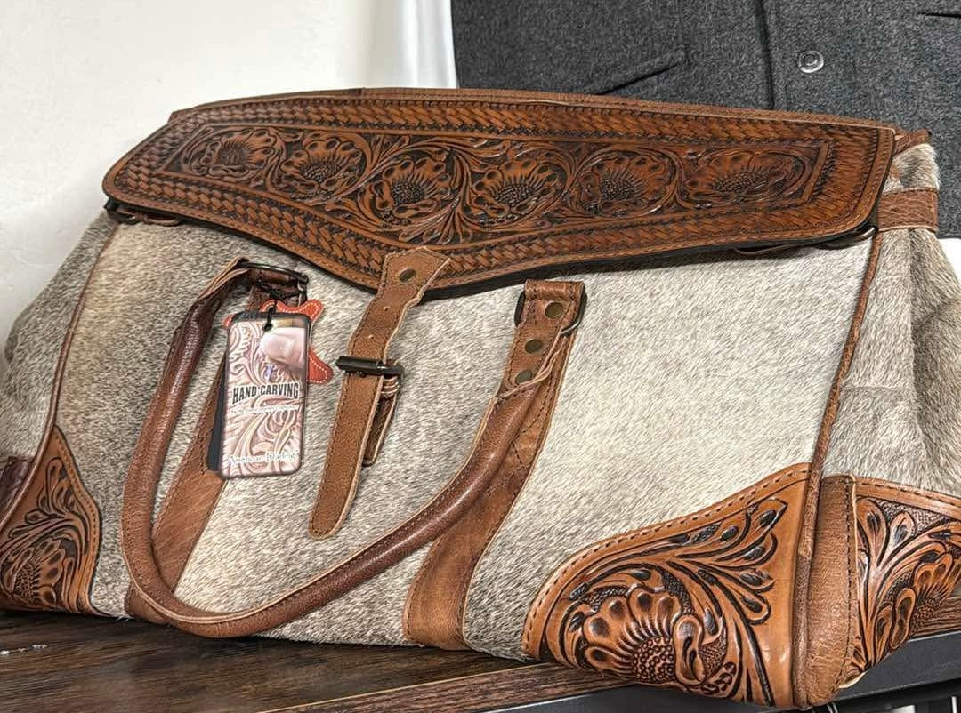 American Darling Cowhide Travel Bag