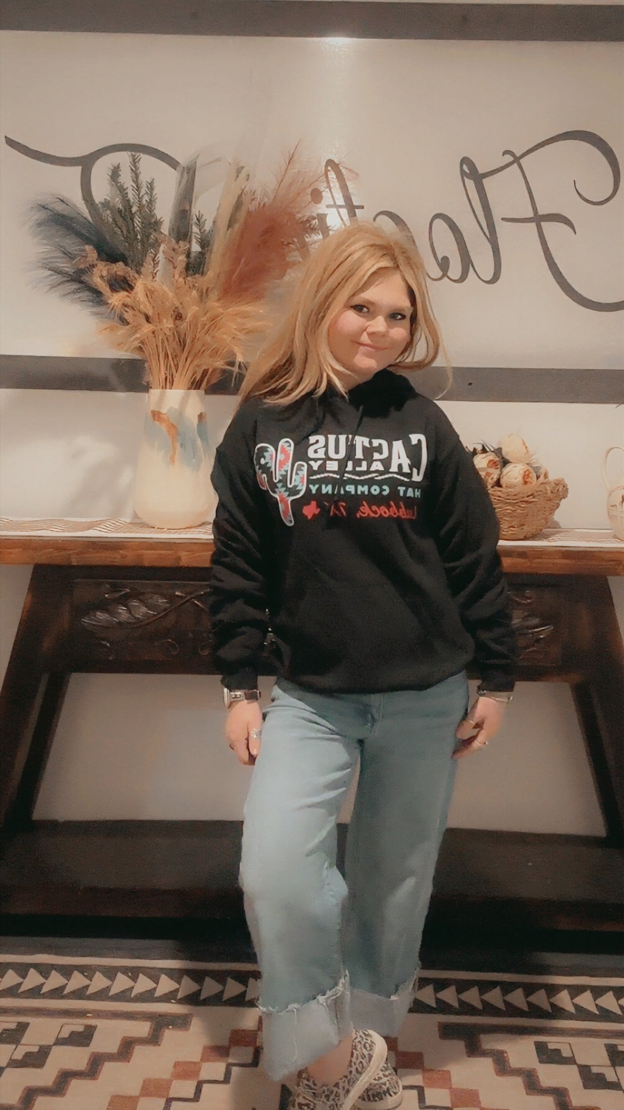 New Mexico" - Black Adult Hoodie