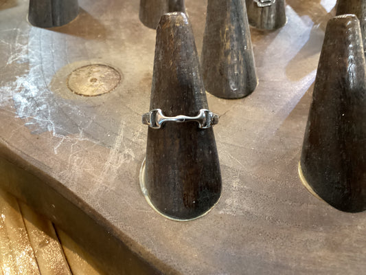 Sterling Silver Bit Ring