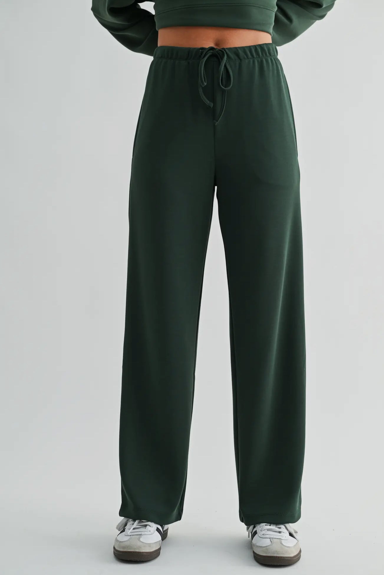 Laguna Deep Forest Wide-Leg Pants