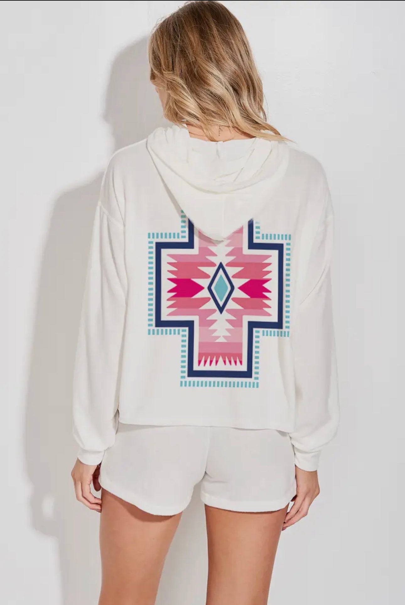 Aztec Cross Hoodie Lounge Wear Set