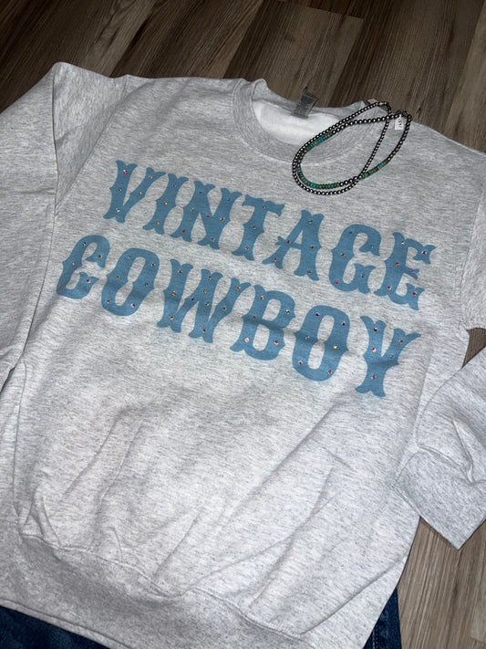 VINTAGE COWBOY Embellished Sweatshirt