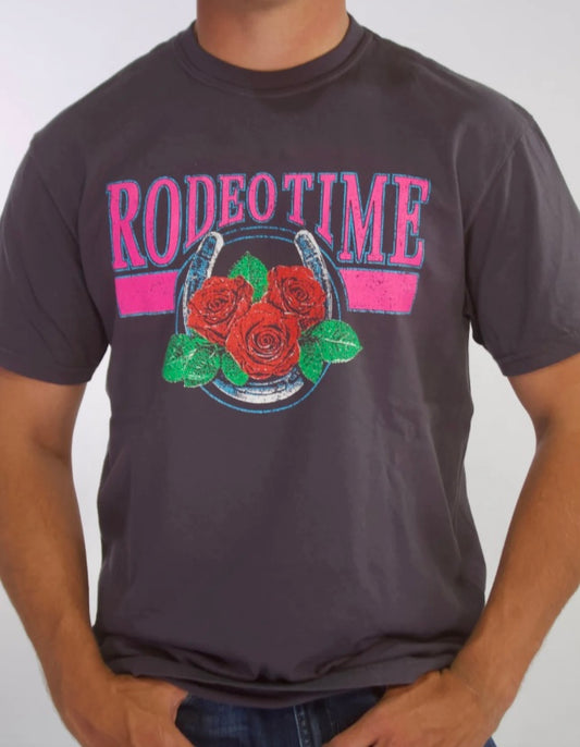 Rodeo Time Rose Tee